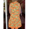 image:imageCicy Bell Womens Floral Mini Dress Summer Casual V Neck Sleeveless Boho Dresses Ruffle Beach Vacation OutfitsOrange