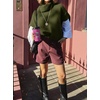 image:imageCicy Bell Womens Oversized Turtleneck Knit Sweaters Short Batwing Sleeve Casual Slouchy Loose Fit Chunky Pullover TopsArmy Green