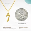 image:imageCicy Bell Necklace for Women Number 18K Gold Plated Birthstone NecklacesGold S