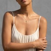 image:imageCicy Bell Necklace for Women Number 18K Gold Plated Birthstone NecklacesGold S