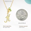 image:imageCicy Bell Initial Necklace for Women 18K Gold Plated Pendant NecklacesGold K