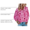 image:imageCicy Bell Womens Floral Button Down Shirts Casual 34 Sleeve BlousesLight Pink