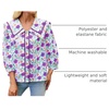 image:imageCicy Bell Womens Floral Button Down Shirts Casual 34 Sleeve BlousesPurple