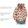 image:imageCicy Bell Womens Floral Button Down Shirts Casual 34 Sleeve BlousesRed