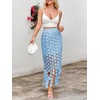 image:imageCicy Bell Womens Hollow Out Maxi Skirts Summer Boho Fringe Hem Long SkirtLight Blue