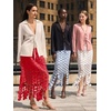 image:imageCicy Bell Womens Hollow Out Maxi Skirts Summer Boho Fringe Hem Long SkirtRed