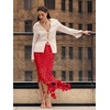 image:imageCicy Bell Womens Hollow Out Maxi Skirts Summer Boho Fringe Hem Long SkirtRed