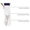 image:imageCicy Bell Womens Hollow Out Maxi Skirts Summer Boho Fringe Hem Long SkirtWhite