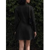 image:imageCicy Bell Womens Long Sleeve Sweater Dress Henley Fall ALine Mini DressesBlack