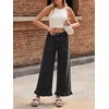 image:imageCicy Bell Womens Ruffle Jeans Cropped High Waisted Baggy Trendy Denim PantsBlack
