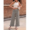 image:imageCicy Bell Womens Ruffle Jeans Cropped High Waisted Baggy Trendy Denim PantsWhite Leopard Print
