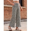 image:imageCicy Bell Womens Ruffle Jeans Cropped High Waisted Baggy Trendy Denim PantsWhite Leopard Print