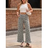 image:imageCicy Bell Womens Ruffle Jeans Cropped High Waisted Baggy Trendy Denim PantsWhite Leopard Print