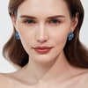 image:imageCicy Bell 18k Gold Plated Enamel Flower Earrings for WomenGold