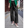 image:imageCicy Bell Womens High Waisted Cropped Jeans Straight Leg Raw Hem Denim PantBlack