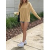 image:imageCicy Bell Womens Oversized Long Sleeve T Shirts Casual Crewneck Trendy Tunic Tops 2025 Loose Fit Basic TeesKhaki
