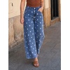 image:imageCicy Bell Womens Polka Dot Barrel Jeans Baggy Wide Leg Denim PantsPolka Dots Blue