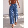 image:imageCicy Bell Womens Polka Dot Barrel Jeans Baggy Wide Leg Denim PantsPolka Dots Blue