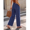 image:imageCicy Bell Womens Polka Dot Barrel Jeans Baggy Wide Leg Denim PantsPolka Dots Navy