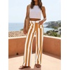 image:imageCicy Bell Womens Striped Wide Leg Jeans High Waist Denim PantsOrange