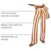 image:imageCicy Bell Womens Striped Wide Leg Jeans High Waist Denim PantsOrange