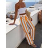 image:imageCicy Bell Womens Striped Wide Leg Jeans High Waist Denim PantsYellowgreen