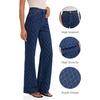 image:imageCicy Bell Womens Wide Leg Jeans Argyle Printed High Waisted Denim PantsSky Blue