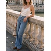 image:imageCicy Bell Womens Wide Leg Jeans High Waisted Straight Leg Denim PantsBlue