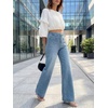 image:imageCicy Bell Womens Wide Leg Jeans High Waisted Straight Leg Denim PantsLight Blue