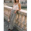 image:imageCicy Bell Womens Wide Leg Jeans High Waisted Straight Leg Denim PantsWhite Leopard Print