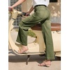 image:imageCicy Bell Womens Wide Leg Jeans High Waisted Stretchy Baggy Denim PantsArmy Green