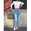 image:imageCicy Bell Womens Wide Leg Jeans High Waisted Stretchy Baggy Denim PantsBaby Blue