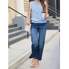image:imageCicy Bell Womens Wide Leg Jeans High Waisted Stretchy Baggy Denim PantsBlue