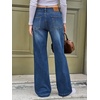 image:imageCicy Bell Womens Wide Leg Jeans High Waisted Stretchy Baggy Denim PantsBlue
