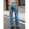 image:imageCicy Bell Womens Wide Leg Jeans High Waisted Stretchy Baggy Denim PantsJean Blue