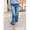 image:imageCicy Bell Womens Wide Leg Jeans High Waisted Stretchy Baggy Denim PantsLight Blue