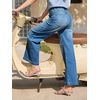 image:imageCicy Bell Womens Wide Leg Jeans High Waisted Stretchy Baggy Denim PantsLight Blue