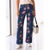 image:imageCicy Bell Womens Wide Leg Jeans High Waisted Stretchy Baggy Denim PantsRedblue