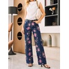 image:imageCicy Bell Womens Wide Leg Jeans High Waisted Stretchy Baggy Denim PantsRedblue