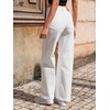 image:imageCicy Bell Womens Wide Leg Jeans High Waisted Stretchy Baggy Denim PantsWhite