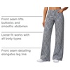 image:imageCicy Bell Womens Wide Leg Jeans High Waisted Stretchy Baggy Denim PantsWhite Leopard Print