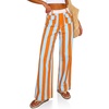 image:imageCicy Bell Womens Striped Wide Leg Jeans High Waist Denim PantsYellowgreen