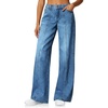 image:imageCicy Bell Womens Wide Leg Jeans High Waisted Stretchy Baggy Denim PantsLight Blue