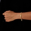 image:imageCicy Bell Beaded Bracelets for Women 18k Gold Plated Initial Letter BraceletGold A
