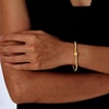 image:imageCicy Bell Beaded Bracelets for Women 18k Gold Plated Initial Letter BraceletGold K