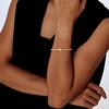 image:imageCicy Bell Beaded Bracelets for Women 18k Gold Plated Initial Letter BraceletGold M