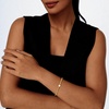 image:imageCicy Bell Beaded Bracelets for Women 18k Gold Plated Initial Letter BraceletGold M