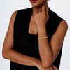 image:imageCicy Bell Beaded Bracelets for Women 18k Gold Plated Initial Letter BraceletGold S