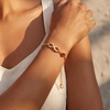 image:imageCicy Bell Birthstone Bracelet for Women 18K Gold Plated Jewelry Gift01JanGarnet Red