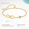 image:imageCicy Bell Birthstone Bracelet for Women 18K Gold Plated Jewelry Gift12DecTurquoise Blue